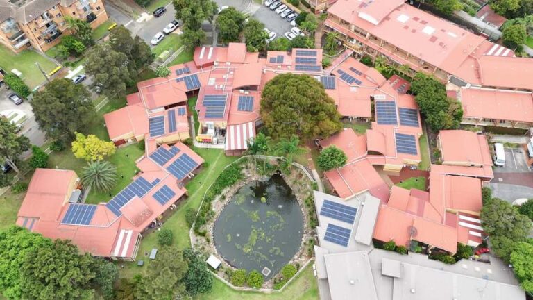 Solar at retirement village Wollongong