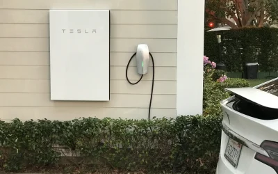 Tesla powerwall driveway