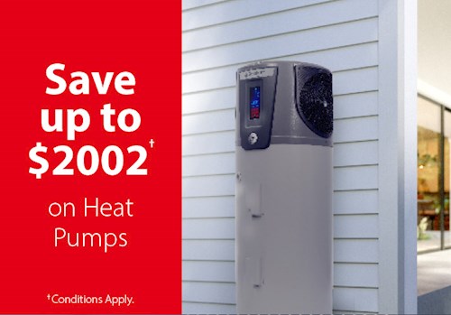save up to $2002 on heat pumps