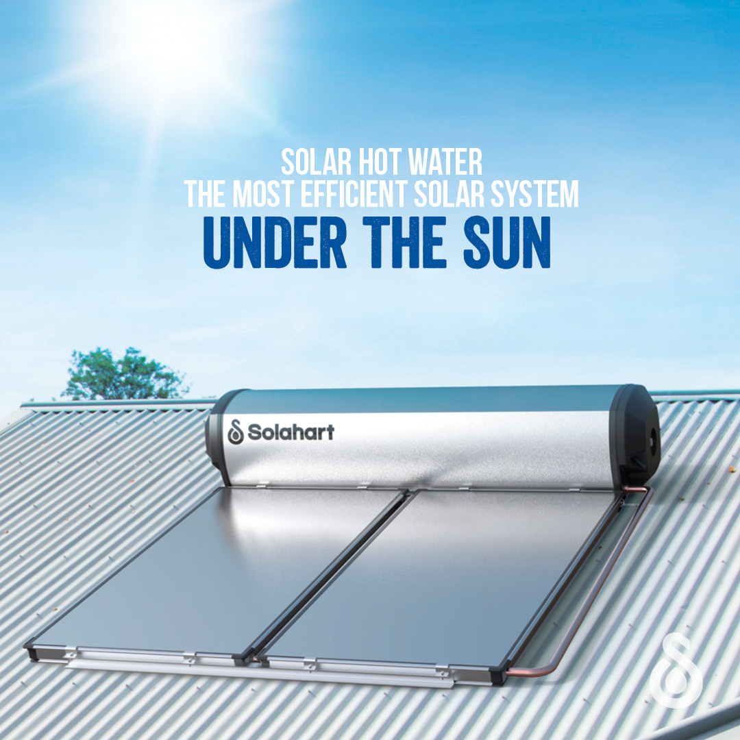 the most effective solar hot water heater under the sun